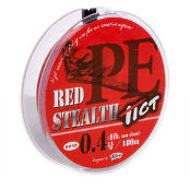 Леска плетеная Tict Red Stealth 180m