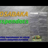 Видеообзор свинцовых наклеек на воблеры Kosadaka Suspendots по заказу Fmagazin