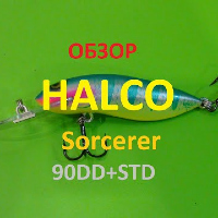 Видеообзор уловистого воблера Halco Sorcerer 90DD+STD 15г, по заказу Fmagazin