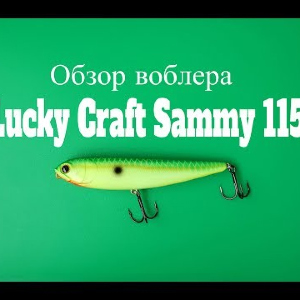 Видеообзор уокера для ловли щуки Lucky Craft Sammy 115 по заказу Fmagazin
