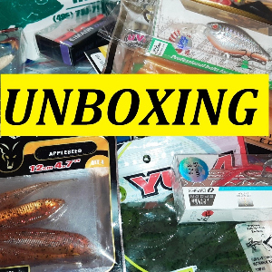 Unboxing посылки с воблерами, силиконом и блеснами по заказу Fmagazin.