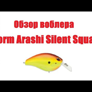 Видеообзор воблера   Storm Arashi Silent Square  по заказу интернет-магазина Fma