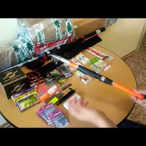 Распаковка посылки с удилищем Miwa Tele Spin (2,7м)