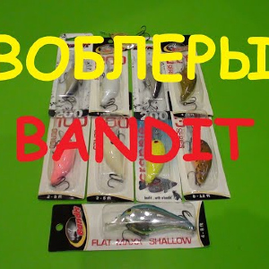 Распаковка посылки от интернет магазина фмагазин. Воблеры BANDIT.