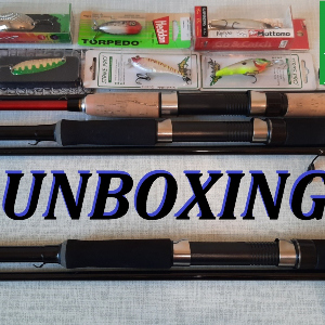 Unboxing посылки со спиннингами и приманками по заказу Fmagazin.