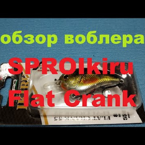 Видеообзор воблера SPRO Ikiru Flat Crank по заказу Fmagazin