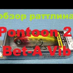 Видеообзор раттлина Pontoon 21 Bet-A Vib по заказу Fmagazin