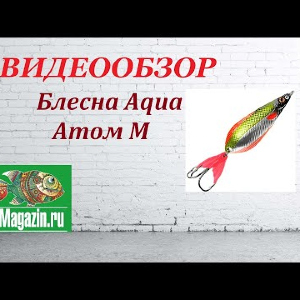 Видеообзор Блесны Aqua Атом M по заказу Fmagazin.