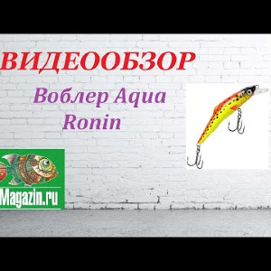 Видеообзор Воблера Aqua Ronin по заказу Fmagazin.