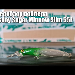 Видеообзор воблера Bassday Sugar Minnow Slim 55F