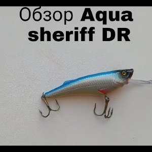 Обзор воблера Aqua Sheriff DR 100F по заказу Fmagazin
