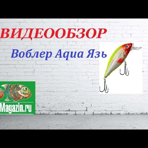 Видеообзор Воблера Aqua Язь по заказу Fmagazin.