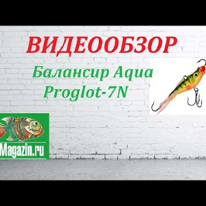 Видеообзор Балансира Aqua Proglot-7N по заказу Fmagazin.