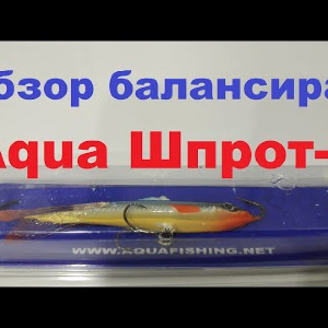 Видеообзор интересного балансира Aqua Шпрот-7 по заказу Fmagazin
