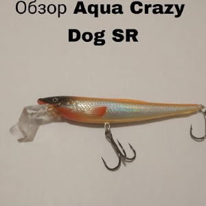 Обзор воблера Aqua Crazy Dog SR по заказу Fmagazin