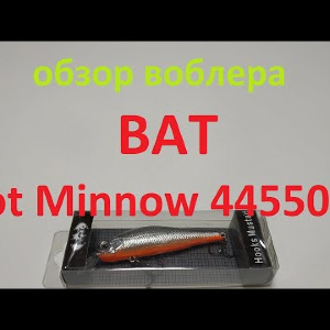 Видеообзор воблера BAT Hot Minnow 4455078 по заказу Fmagazin