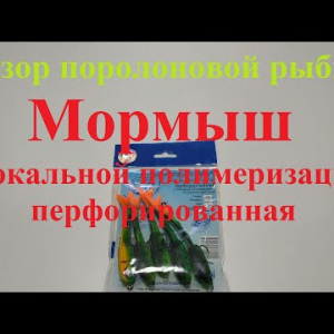 Видеообзор поролонки Мормыш с локальной полимеризацией по заказу Fmagazin