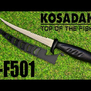 Обзор ножа Kosadaka филейный с серейтором N-F501 по заказу Fmagazin