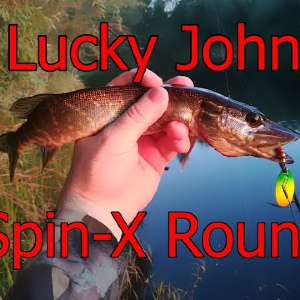 Обзор вращающейся блесны Lucky John Spin-x Round по заказу Fmagazin