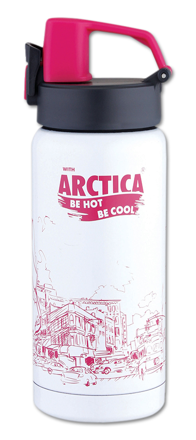 Термос Арктика Сититерм 702-400 (0,4л) белый/розовый