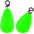 Груз Крашеный Колокол с быстросъемной застежкой (10г) 07-зеленый
