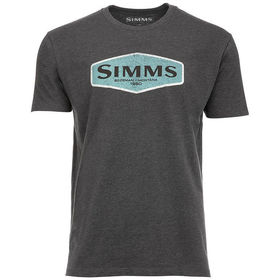 Футболка Simms Logo Frame T-Shirt Charcoal Heather р.L